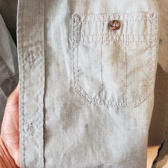 craft & flow boys button down shirt (size 6) - Picture 2 of 2